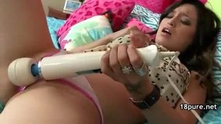 Monster dick in tight pink teen pussy