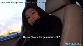 Public agent hot thai beauty fucked hard in horny gas station toilet fuck