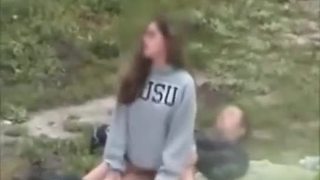 Teens caught in public having sex